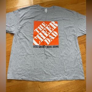 Cheer Dad: Gray 'The Cheer Dad' T-Shirt